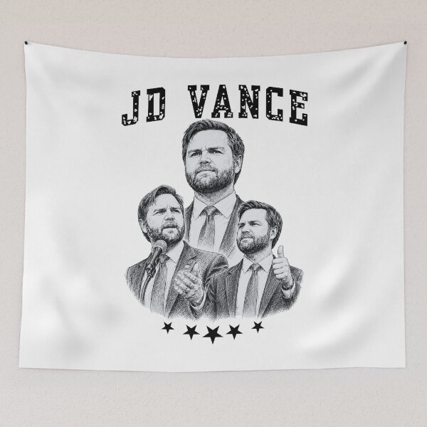 Item preview, JD Vance Vintage Patriotic Political Support Shirt for Conservative Supporters designed and sold by Teetreasure2.