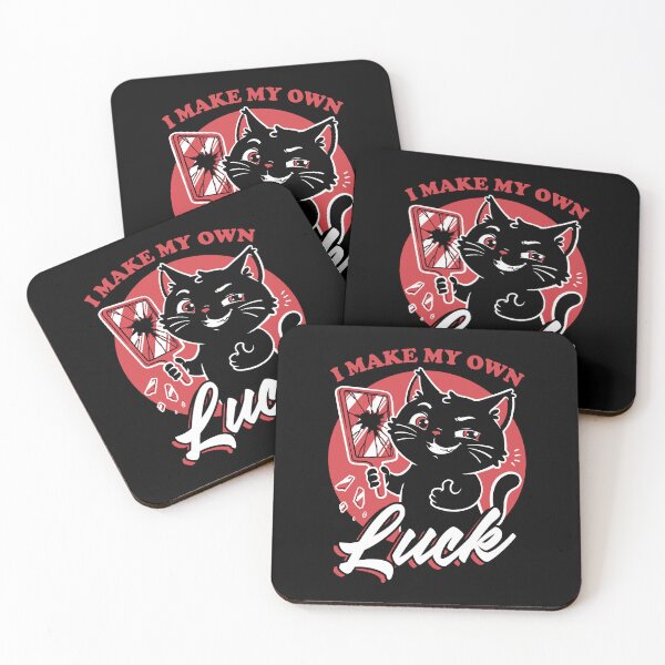 Item preview, Black Cat Mirror Luck designed and sold by Studio Mootant.