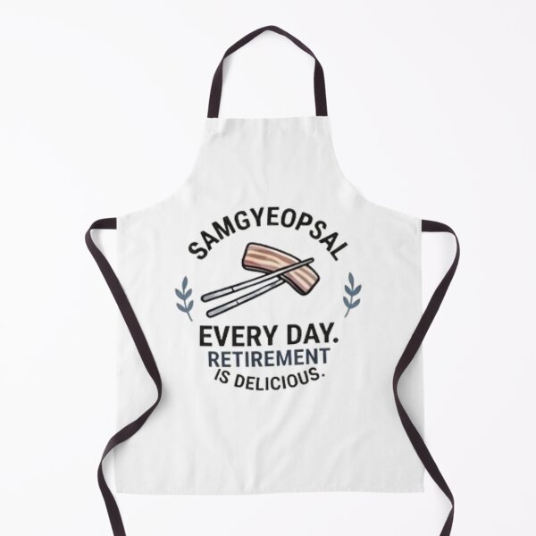 Item preview, Funny Korean BBQ Retirement Shirt – Samgyeopsal Every Day, Retirement Is Delicious Korean Culture Gift for Retirees designed and sold by SunAndJune.