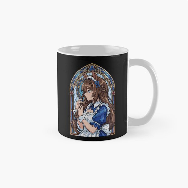 Item preview, Super Creek Uma Musume Maid Stained Glass Blue Elegance designed and sold by mildaclairmo.