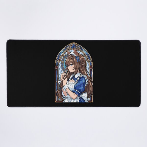 Item preview, Super Creek Uma Musume Maid Stained Glass Blue Elegance designed and sold by mildaclairmo.
