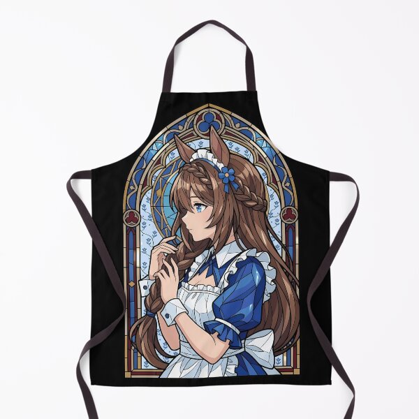 Item preview, Super Creek Uma Musume Maid Stained Glass Blue Elegance designed and sold by mildaclairmo.