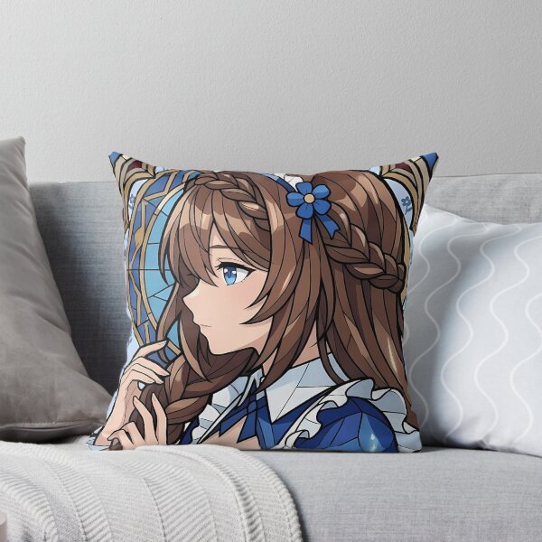 Item preview, Super Creek Uma Musume Maid Stained Glass Blue Elegance designed and sold by mildaclairmo.