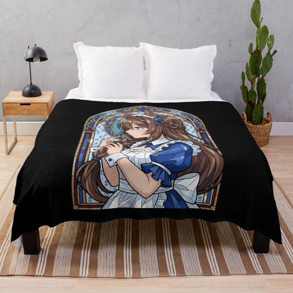 Item preview, Super Creek Uma Musume Maid Stained Glass Blue Elegance designed and sold by mildaclairmo.
