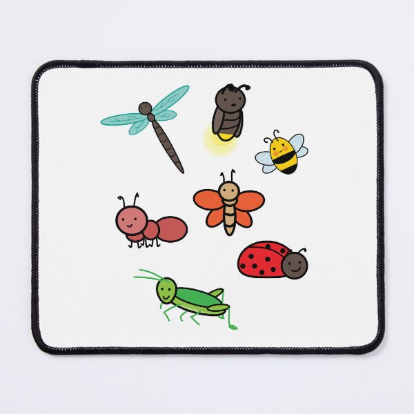 Item preview, Bugs insects cute pack pattern designed and sold by fluffyfamcraft.