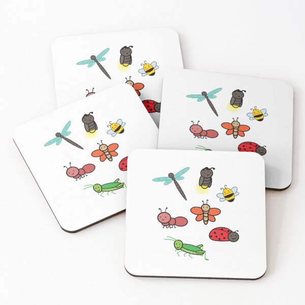 Item preview, Bugs insects cute pack pattern designed and sold by fluffyfamcraft.