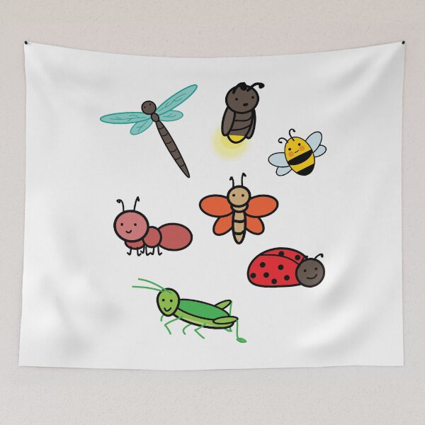 Item preview, Bugs insects cute pack pattern designed and sold by fluffyfamcraft.