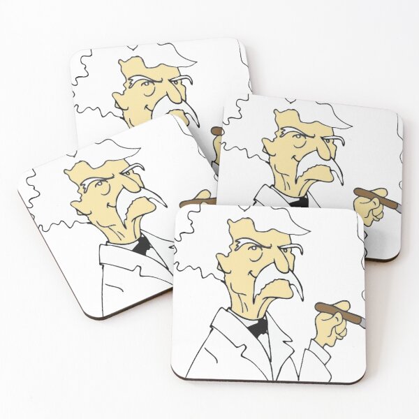 Item preview, Mark Twain Smoking a Cigar - Mark Twain Cartoon Illustration Portrait for Literature Lovers designed and sold by RickE.