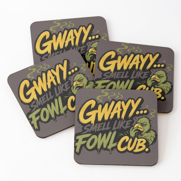 Item preview, Gwayy Smell Like FowlCub | Funny Jamaican Patois Chicken Design designed and sold by ShalomRebuke.