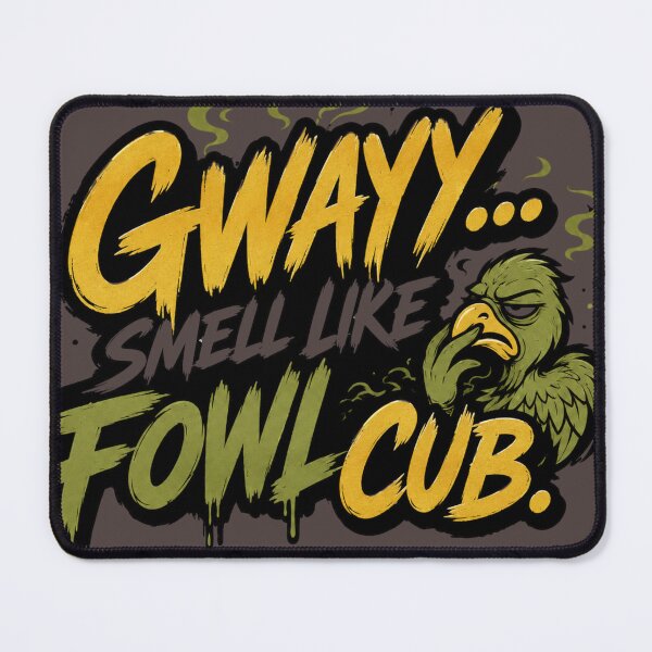 Item preview, Gwayy Smell Like FowlCub | Funny Jamaican Patois Chicken Design designed and sold by ShalomRebuke.