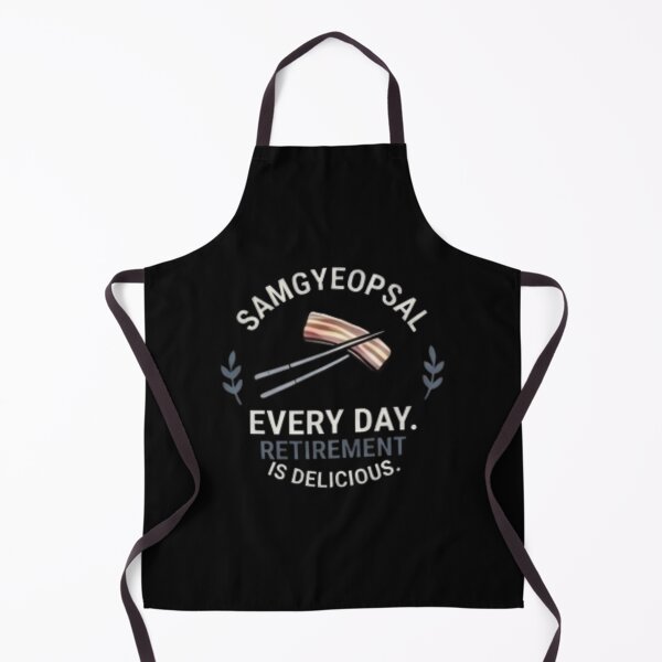 Item preview, Funny Korean BBQ Retirement Shirt – Samgyeopsal Every Day, Retirement Is Delicious Korean Culture Gift for Retirees designed and sold by SunAndJune.