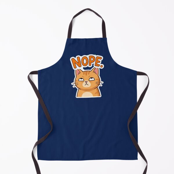 Item preview, Funny Sassy Orange Cat Rolling Eyes- NOPE designed and sold by BestBayCA.