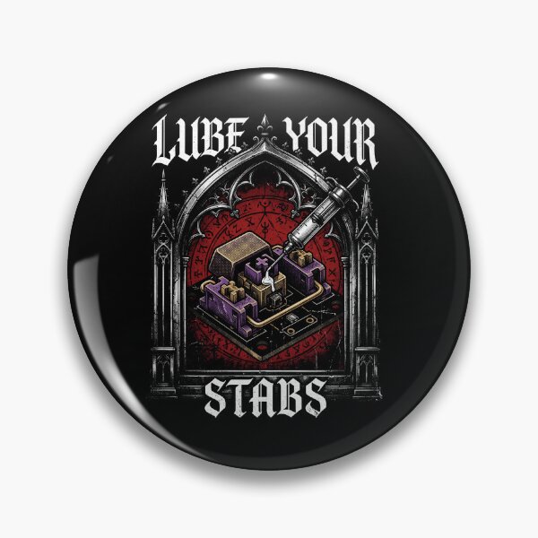 Item preview, Lube Your Stabs Gothic Mechanical Keyboard Switch designed and sold by AdyKurniawan.