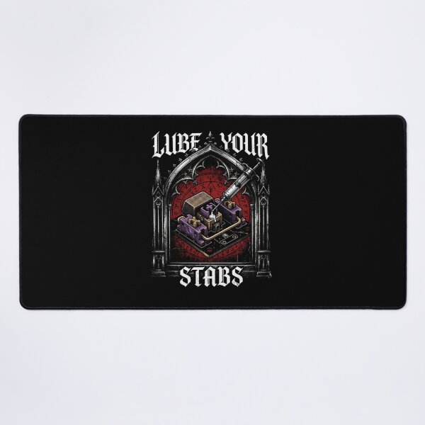 Item preview, Lube Your Stabs Gothic Mechanical Keyboard Switch designed and sold by AdyKurniawan.