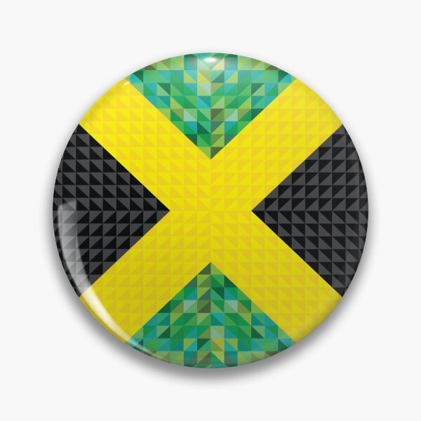Item preview, Jamaica Geometric flag designed and sold by fimbisdesigns.