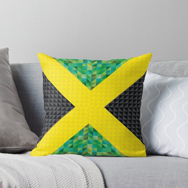 Item preview, Jamaica Geometric flag designed and sold by fimbisdesigns.