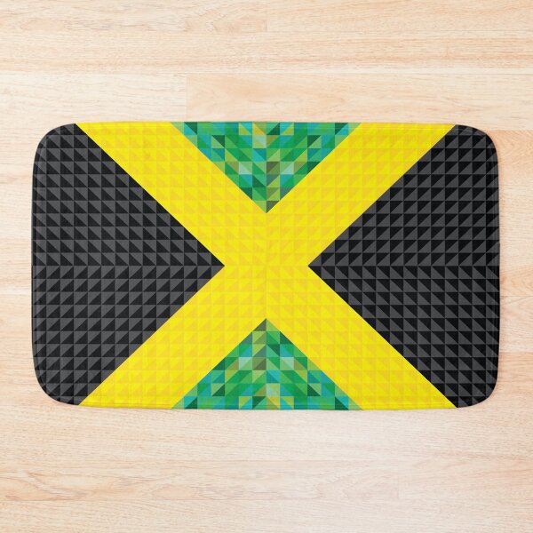 Item preview, Jamaica Geometric flag designed and sold by fimbisdesigns.