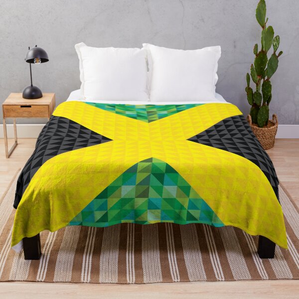 Item preview, Jamaica Geometric flag designed and sold by fimbisdesigns.