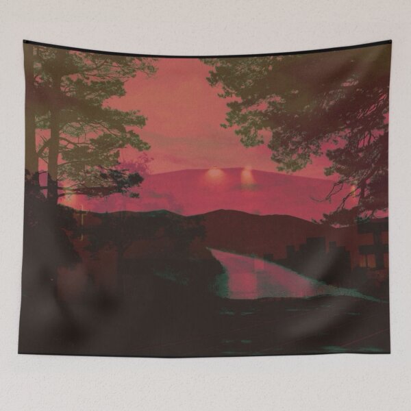 Item preview, digital double exposure: cumbernauld church x balmoral landscape (scotland) (june 2026) designed and sold by photosbykel.