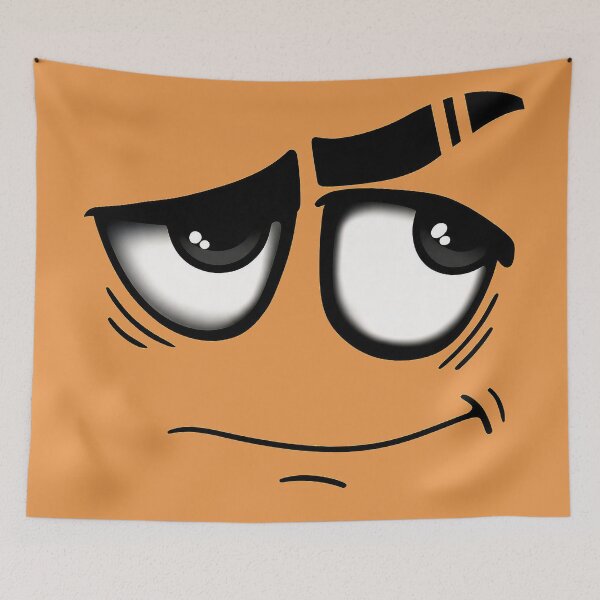 Item preview, Funny Cartoon Face Graphic | Cute Sarcastic Expression | Minimal Kawaii Emoji Design for T-Shirts & Stickers designed and sold by limos.