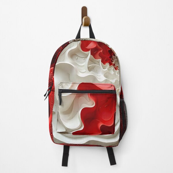 Item preview, Red and White Spiral Design designed and sold by Vicky Brago-Mitchell®.