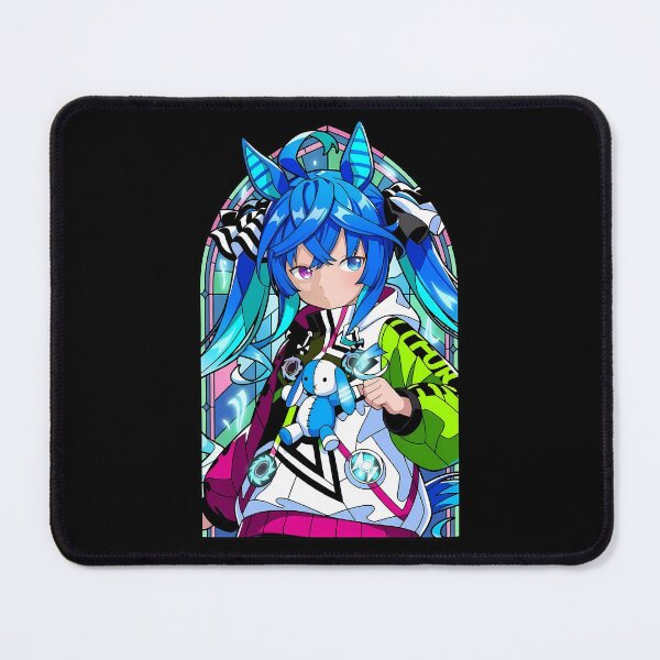 Item preview, Twin Turbo Uma Musume Neon Racing Stained Glass Aura designed and sold by mildaclairmo.