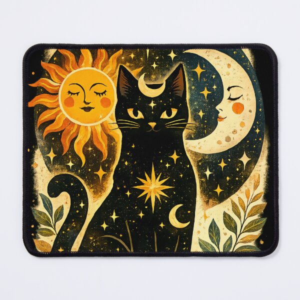 Item preview, Magical black cat designed and sold by Vulyk .