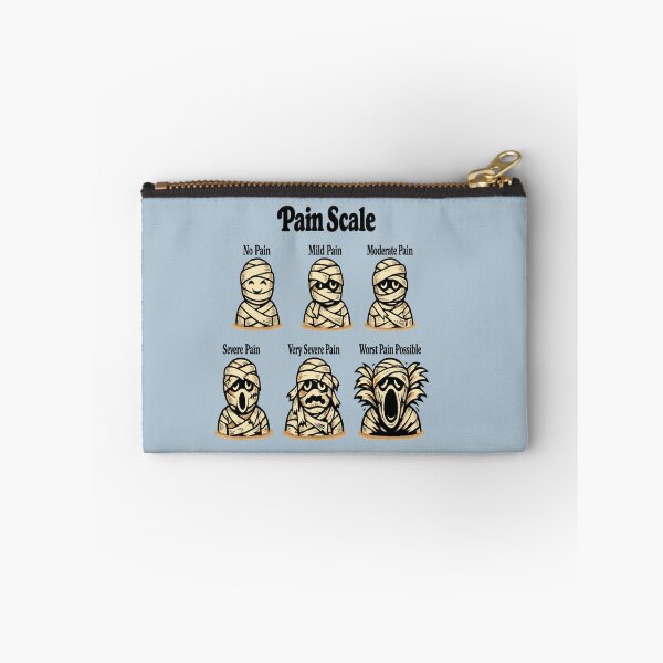 Item preview, Halloween Mummy Pain Scale for Nurses designed and sold by POD DYNASTY | Original Print On Demand T-Shirt Graphics.