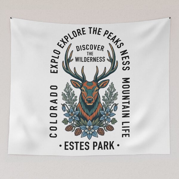 Item preview, Estes Park Colorado Elk Wilderness Design designed and sold by castillomiami.