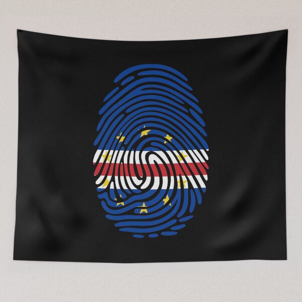 Item preview, Cape Verde Flag Fingerprint Identity | Cabo Verde DNA Heritage Graphic designed and sold by NTGUILTY.