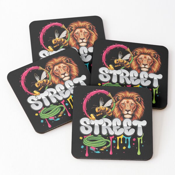 Item preview, Street Lion & Bee Tee v2 designed and sold by DarylWelsh2024.