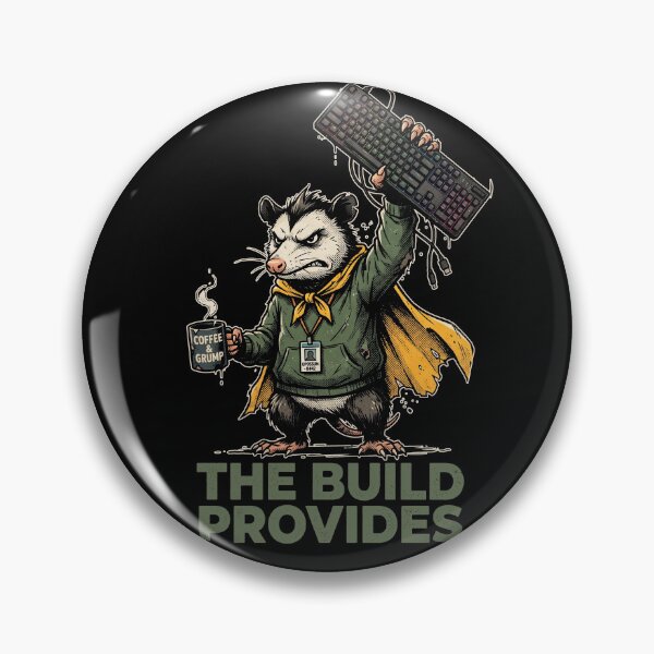 Item preview, The Build Provides Grumpy Opossum Mechanical Keyboard Gamer designed and sold by AdyKurniawan.
