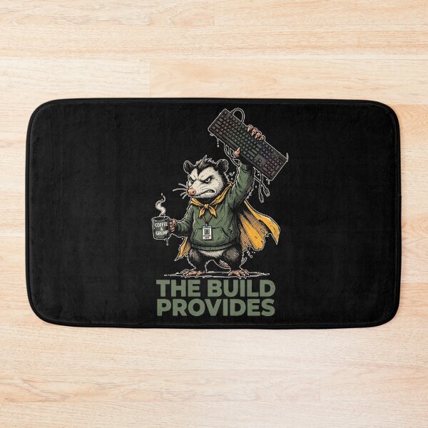 Item preview, The Build Provides Grumpy Opossum Mechanical Keyboard Gamer designed and sold by AdyKurniawan.