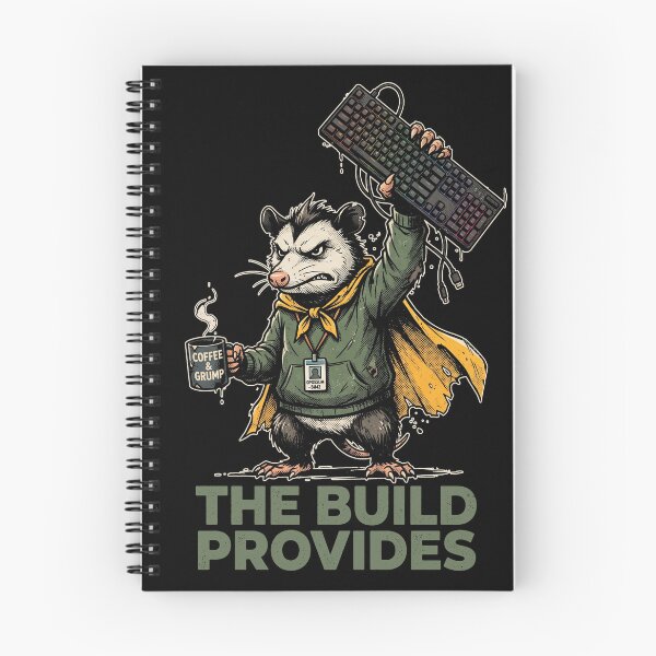 Item preview, The Build Provides Grumpy Opossum Mechanical Keyboard Gamer designed and sold by AdyKurniawan.