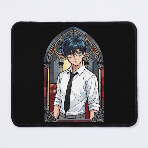 Item preview, Yukio Okumura Blue Exorcist Casual Tie Cathedral Stained Glass designed and sold by mildaclairmo.