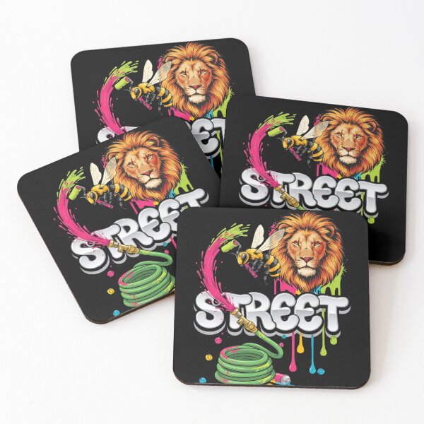 Item preview,  Street Lion & Bee Tee v3 designed and sold by DarylWelsh2024.