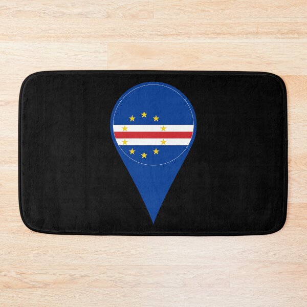 Item preview, Cape Verde Flag Location Pin Map Marker | Cabo Verde Destination GPS Icon designed and sold by NTGUILTY.