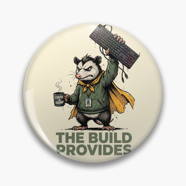 Item preview, The Build Provides Grumpy Opossum Mechanical Keyboard Gamer designed and sold by AdyKurniawan.