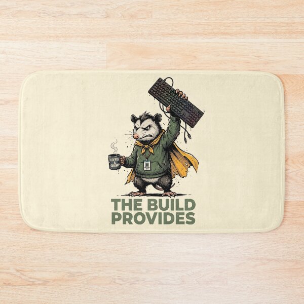 Item preview, The Build Provides Grumpy Opossum Mechanical Keyboard Gamer designed and sold by AdyKurniawan.