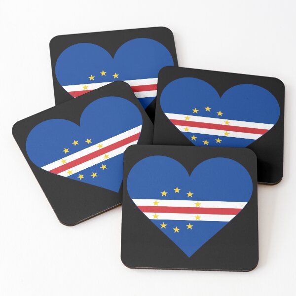 Item preview, Cape Verde Heart Flag Graphic | I Love Cabo Verde Patriotic Symbol designed and sold by NTGUILTY.