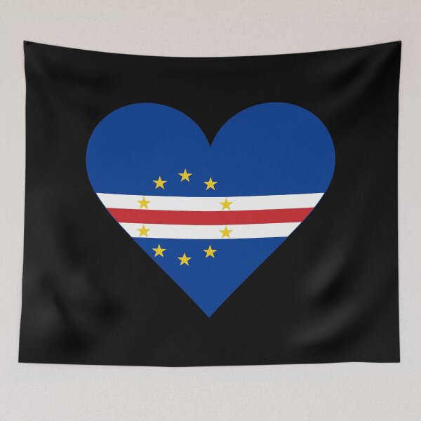 Item preview, Cape Verde Heart Flag Graphic | I Love Cabo Verde Patriotic Symbol designed and sold by NTGUILTY.