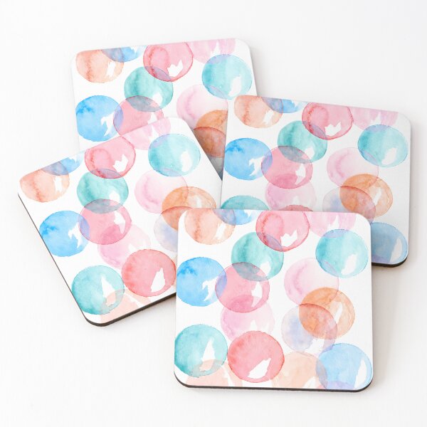 Item preview, Burbujas de colores en acuarela designed and sold by SuperMama1973.