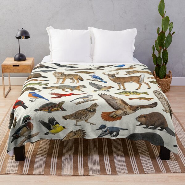 Item preview, Animals of the Pocono Mountains Retro Identification Chart designed and sold by kakarikihill.