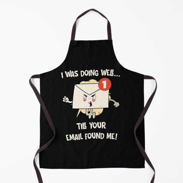 Item preview, Email humor - frustrated inbox office worker funny design (on dark colors) designed and sold by messy-nessie.