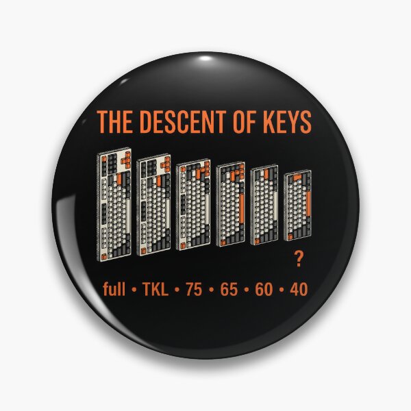Item preview, The Descent Of Keys Mechanical Keyboard Sizes Evolution designed and sold by AdyKurniawan.