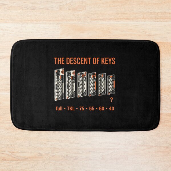 Item preview, The Descent Of Keys Mechanical Keyboard Sizes Evolution designed and sold by AdyKurniawan.