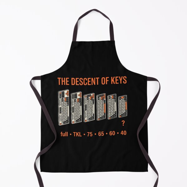 Item preview, The Descent Of Keys Mechanical Keyboard Sizes Evolution designed and sold by AdyKurniawan.