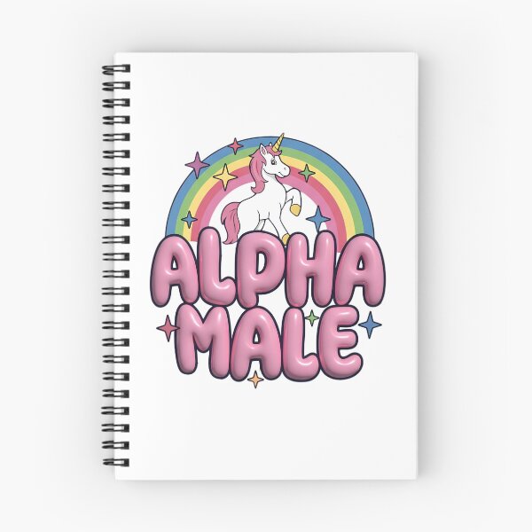 Item preview, Funny Alpha Male Rainbow Unicorn Stars Girly Graphic Humor designed and sold by Space Ghettos.