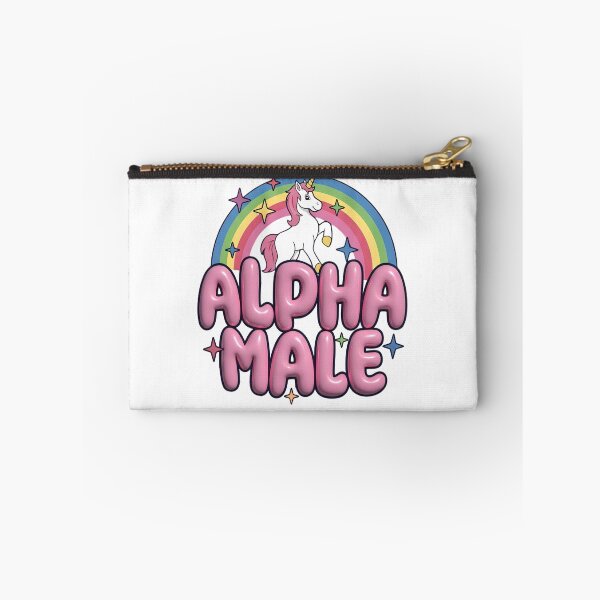 Item preview, Funny Alpha Male Rainbow Unicorn Stars Girly Graphic Humor designed and sold by Space Ghettos.