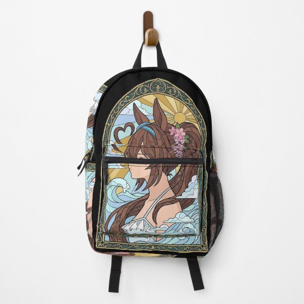 Item preview, Mihono Bourbon Uma Musume Sunny Stained Glass Profile designed and sold by mildaclairmo.
